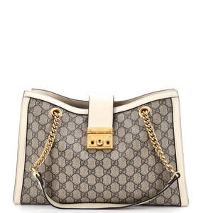 Gucci Padlock Chain Tote Gg Coated #203041G15B